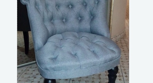 Обшивка стула на дому. Карпинск